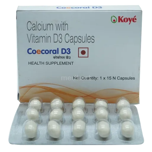 coecoral d3 capsule 15's